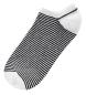 Preview: 6 Paar TippTexx 24 Damen Sneakersocken Black & White